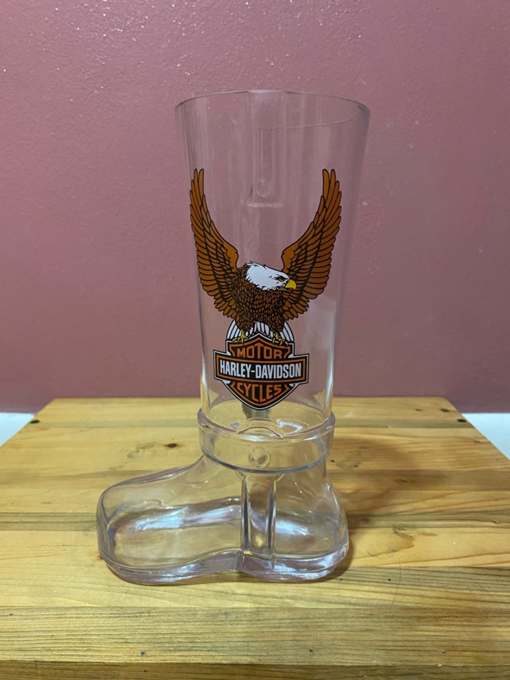 Harley-Davidson Beer Boot Glass